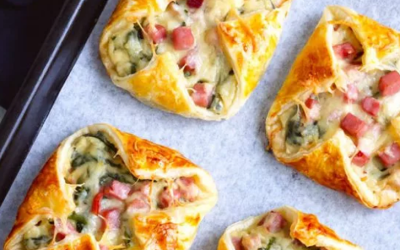 ORIGINAL RECIPE: HAM, CHEESE AND SPINACH POLFFIES