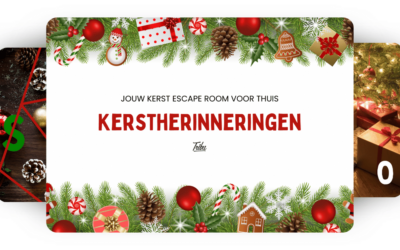 Escape Room voor thuis “Kerst Herinneringen » Gratis printbare kit!